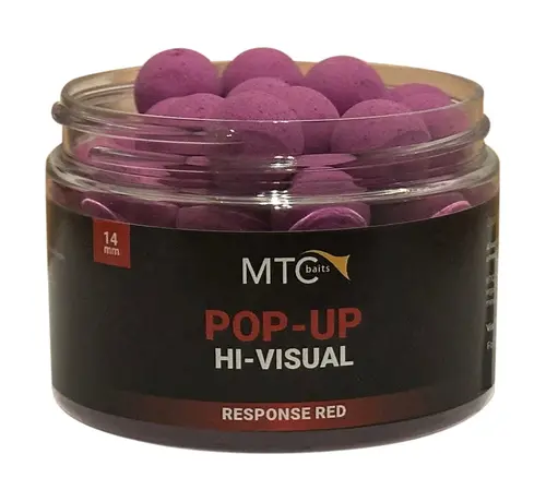 MTC Baits Response Red Pop-Up Hi-Visual