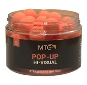 MTC Baits Strawberry Big Fish - 14 mm  Pop-Up Hi-Visual