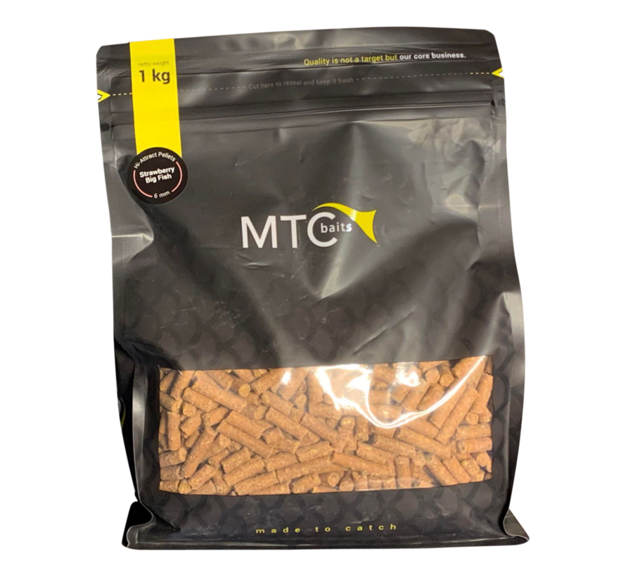 Strawberry Big Fish Pellets - 1 kg