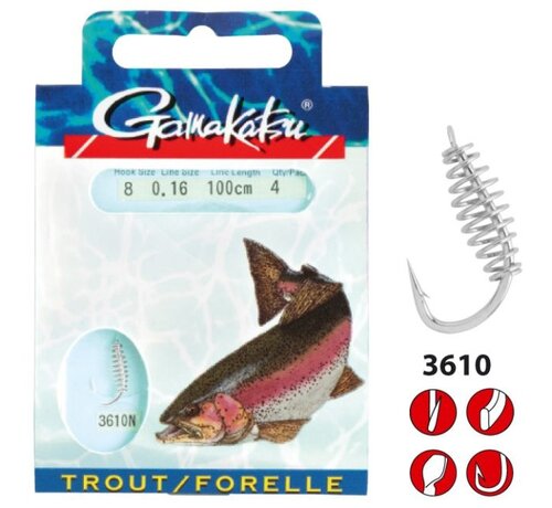 GAMAKATSU Trout LS-3610N Spiral
