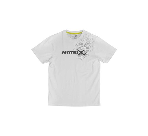 Matrix Hex Print T-Shirt White