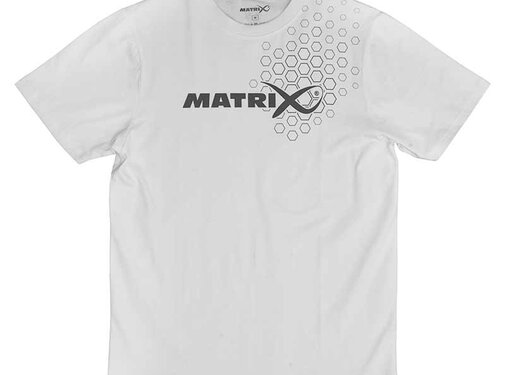 Matrix Hex Print T-Shirt White