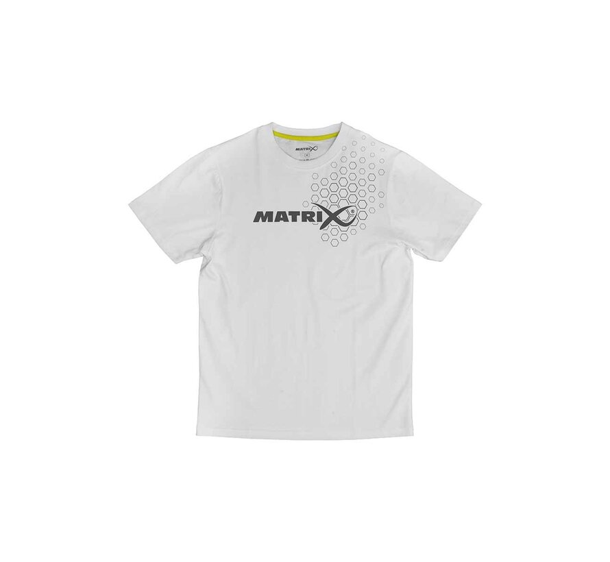 Hex Print T-Shirt White