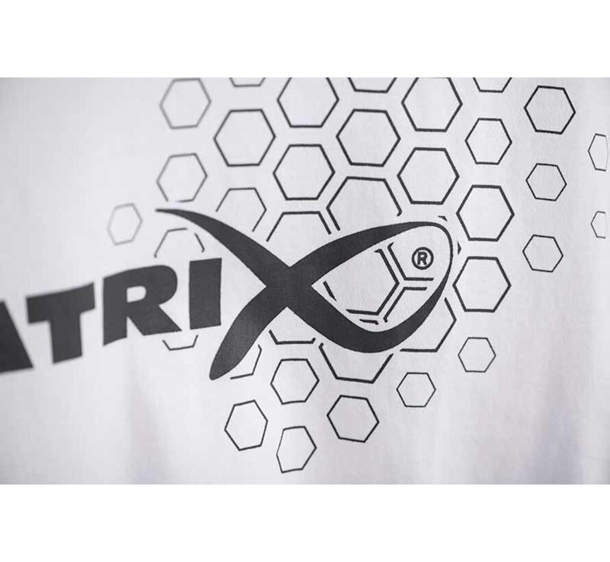 Hex Print T-Shirt White