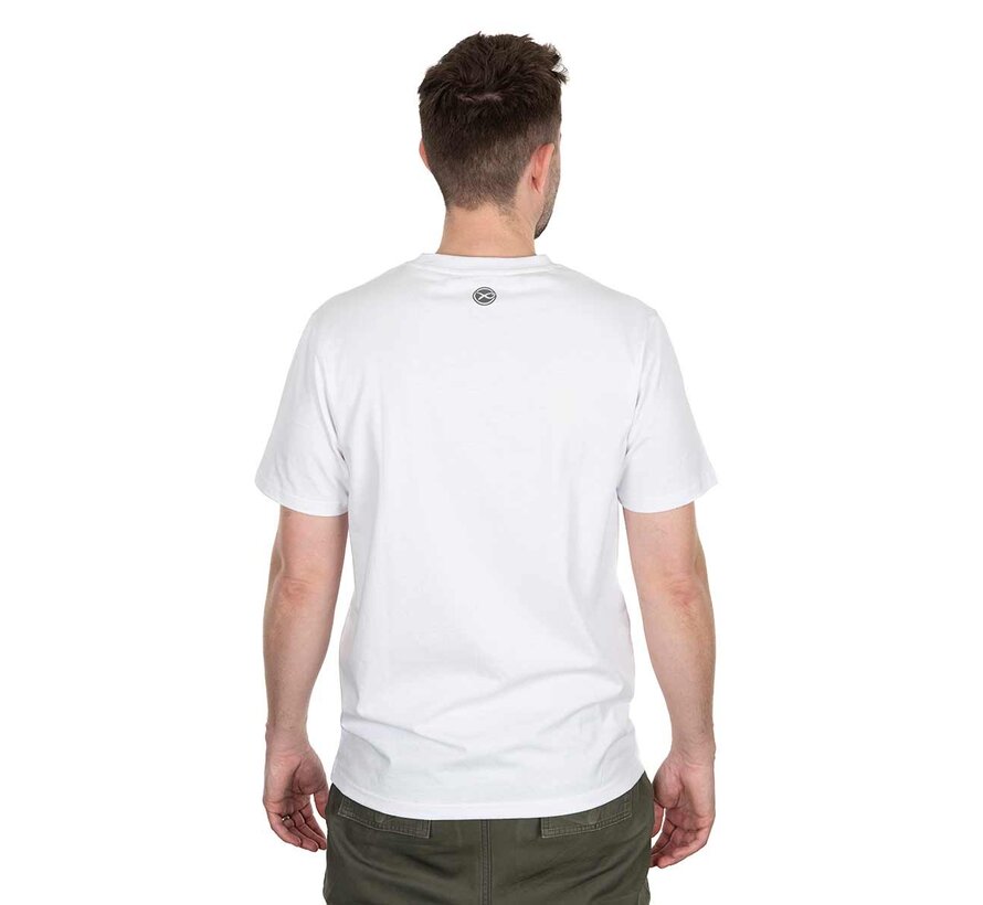 Hex Print T-Shirt White
