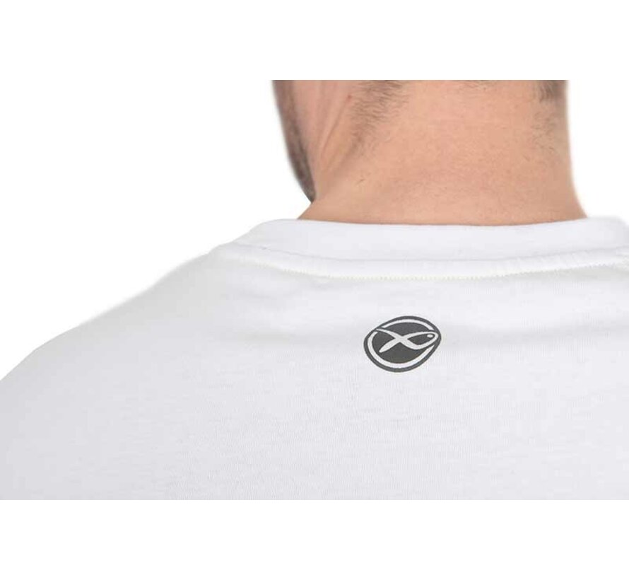 Hex Print T-Shirt White