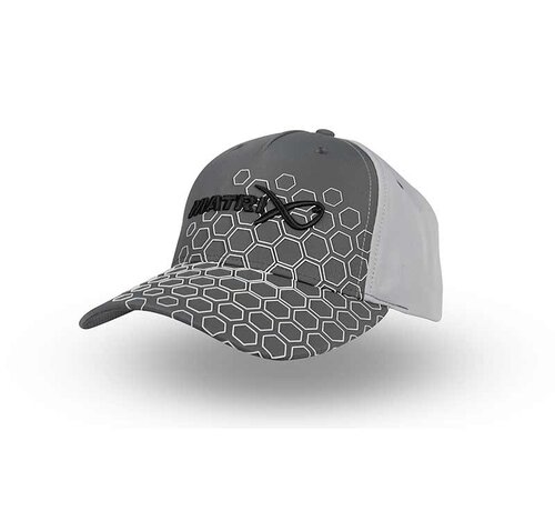 Matrix Hex Print Baseball Cap  - Grey