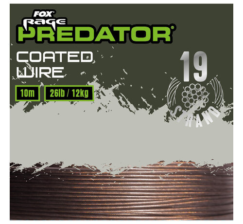 Fox Rage Predator 19-Strand Coated Wire 10m