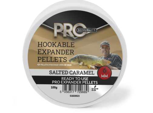 Sonubaits Pro Hookable Expander Pellets Salted Caramel
