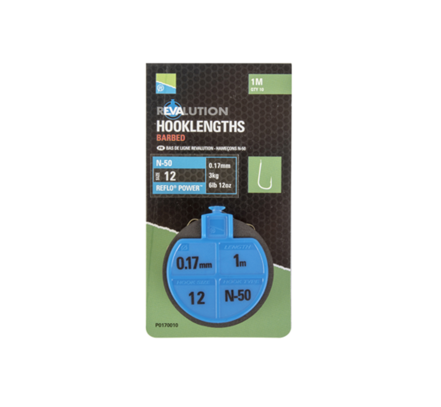 Revalution Hooklengths Natural N-50 100cm