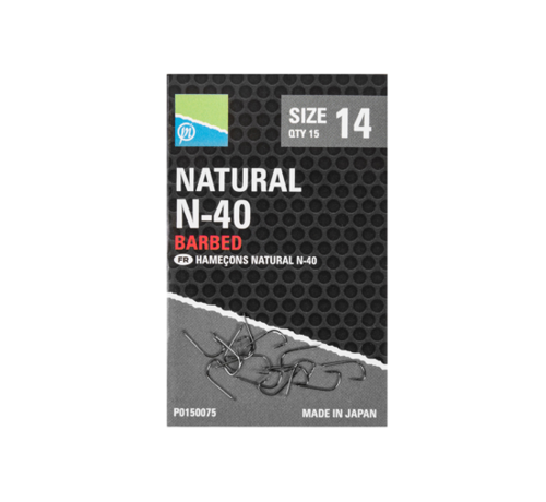 Preston Natural N-40 Hooks