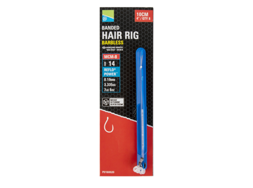 Preston MCM-B Mag Store Banded Hair Rigs 4"/10cm
