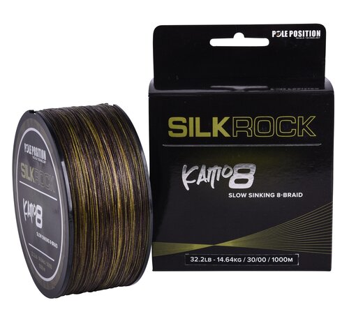 Pole Position Silkrock Slow Sinking 8 Braid - Kamo