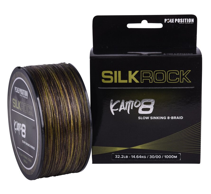 Silkrock Slow Sinking 8 Braid - Kamo