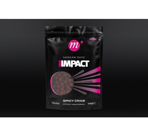 Mainline High Impact Spicy Crab Boilies 1 kg