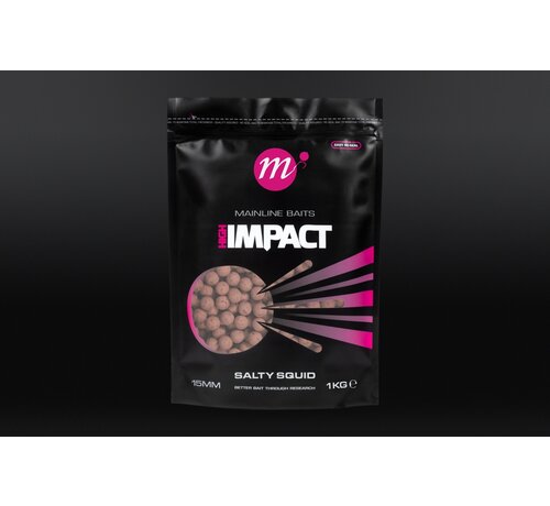 Mainline High Impact Salty Squid Boilies 1 kg