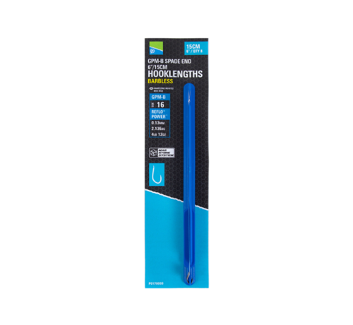 Preston GPM-B Spade End Hooklengths 15cm