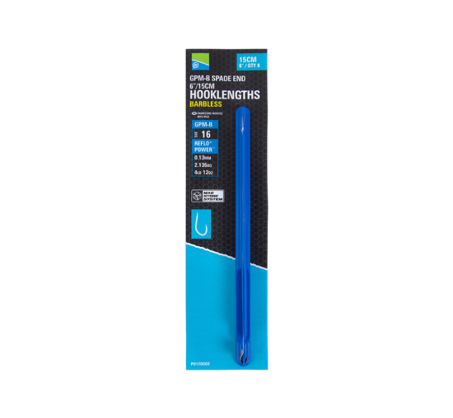 GPM-B Spade End Hooklengths 15cm
