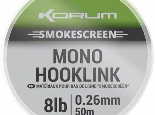 Korum Smokescreen Mono Hooklink 50 meter