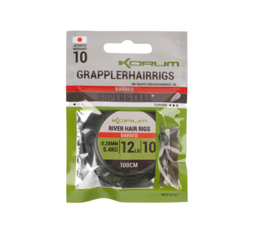 Korum Grappler Hair Rigs 100cm