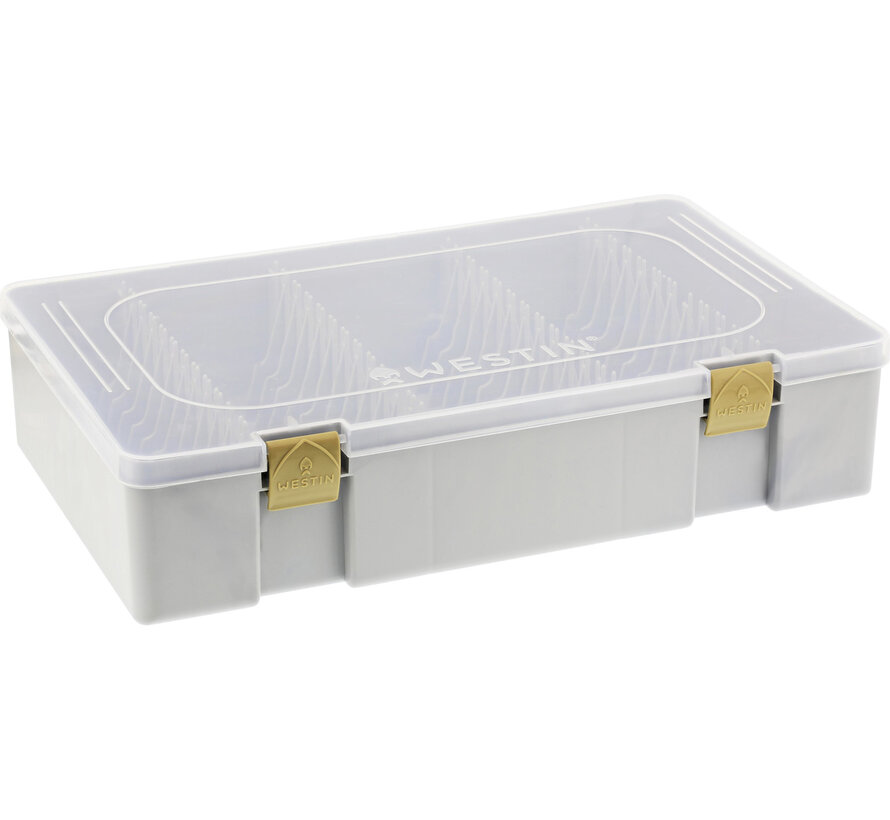W3 Spinnerbait Storage Box S6 36X22,5X8CM Grey