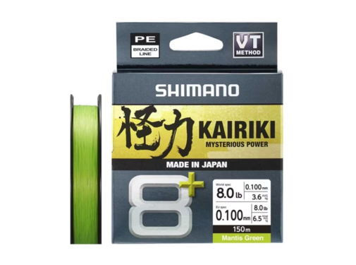 Shimano Kairiki 8+ 150 meter Mantis Green