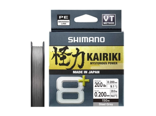 Shimano Kairiki 8+ 150 meter Steel Gray