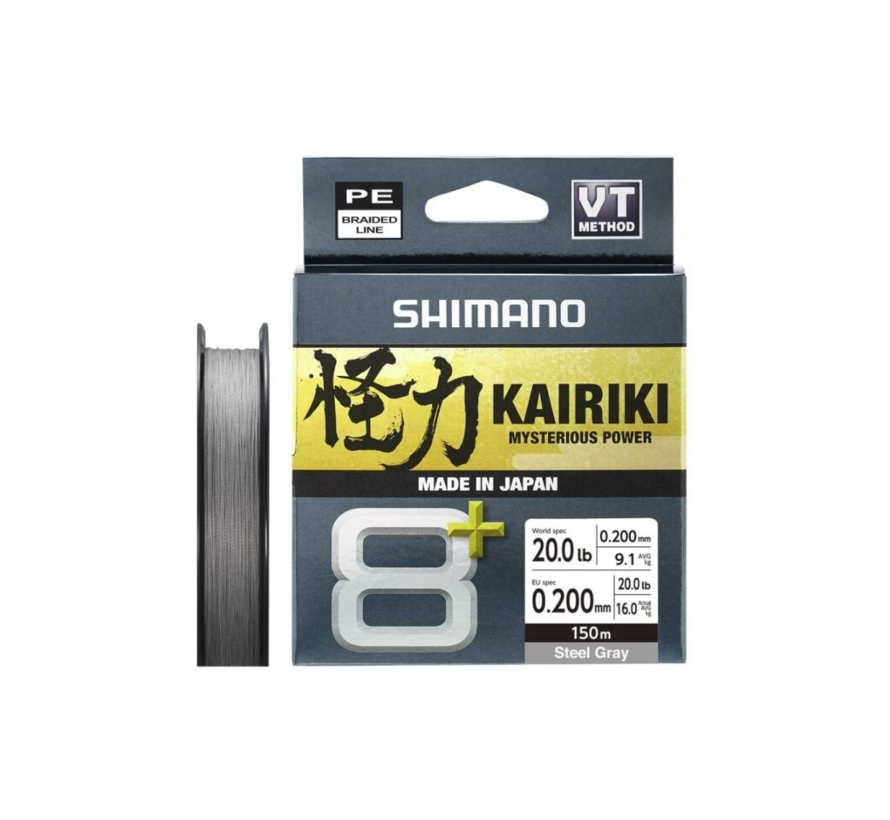 Kairiki 8+ 150 meter Steel Gray