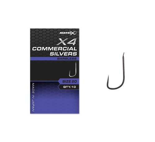 Matrix X4 Commercial Silvers Hooks