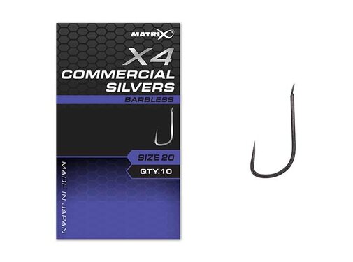 Matrix X4 Commercial Silvers Hooks