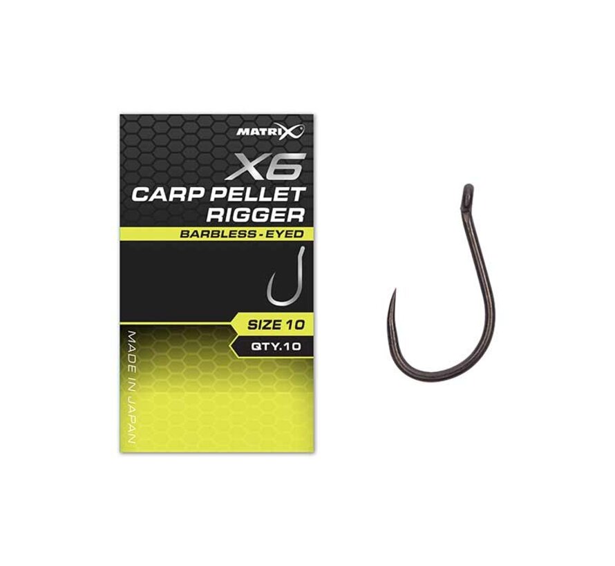 X6 Carp Pellet Rigger Hooks