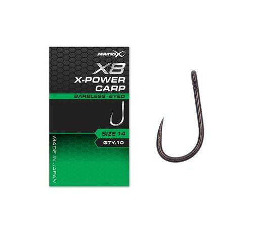Matrix X8 X-Power Carp Hooks