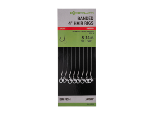 Korum Banded Hair Rigs Barbed