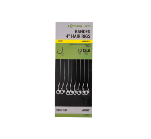 Korum Banded Hair Rigs Barbless