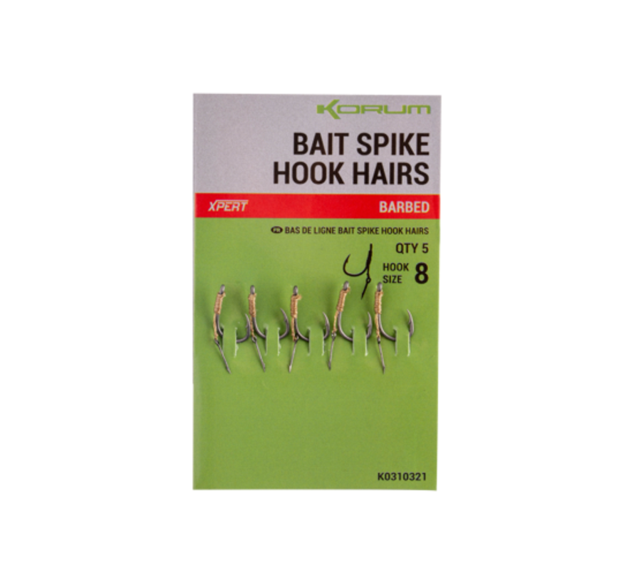 Bait Spike Hook Hairs Barbed