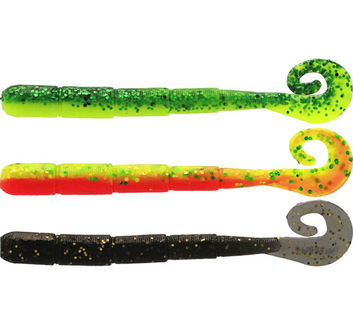 Westin Ned Worm Curltail 5 CM / 0.5 G / Floating Mix 6 PCS