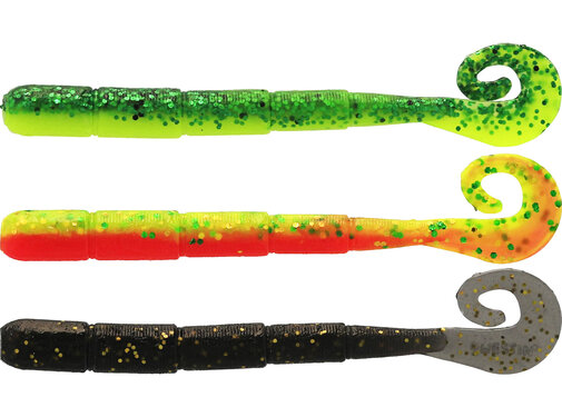 Westin Ned Worm Curltail 5 CM / 0.5 G / Floating Mix 6 PCS