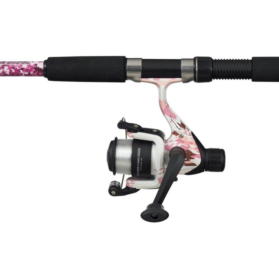 Tanager Pink Camo II T210 7-20 Spin Combo