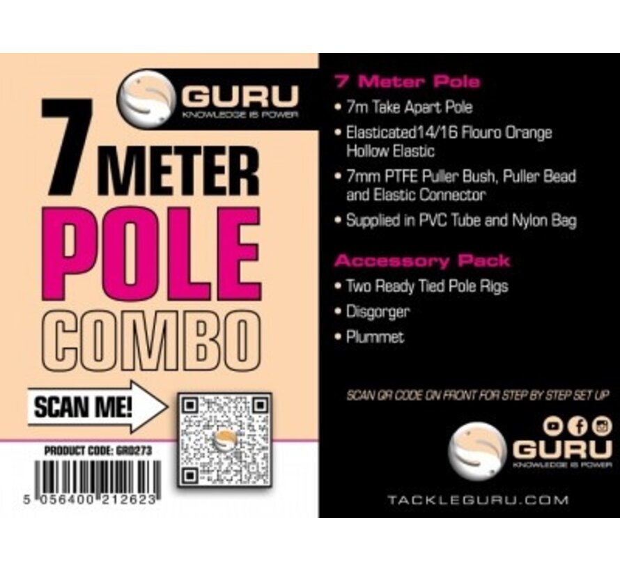 7000XS 7.0m Pole Combo