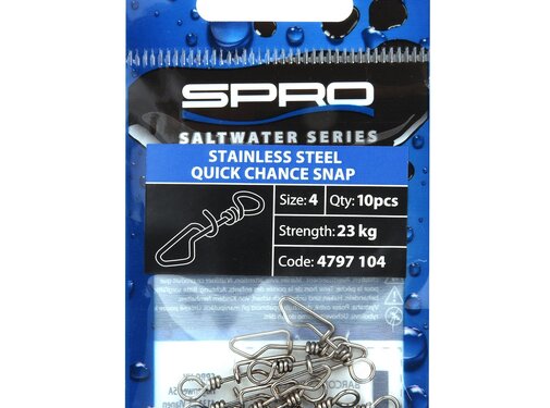 Spro Salt! Stainless Steel Quick Change Snap 10pcs