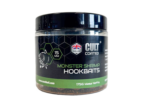NASH Monster Shrimp Cult Coated Hookbaits