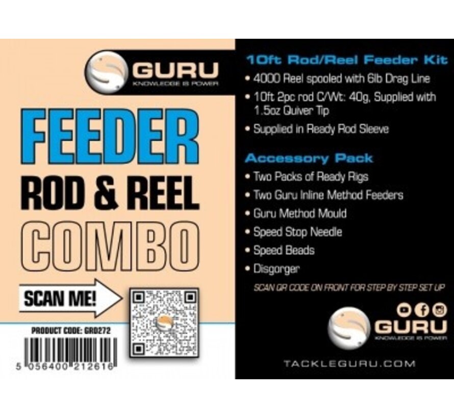 10' Feeder Rod & Reel Combo