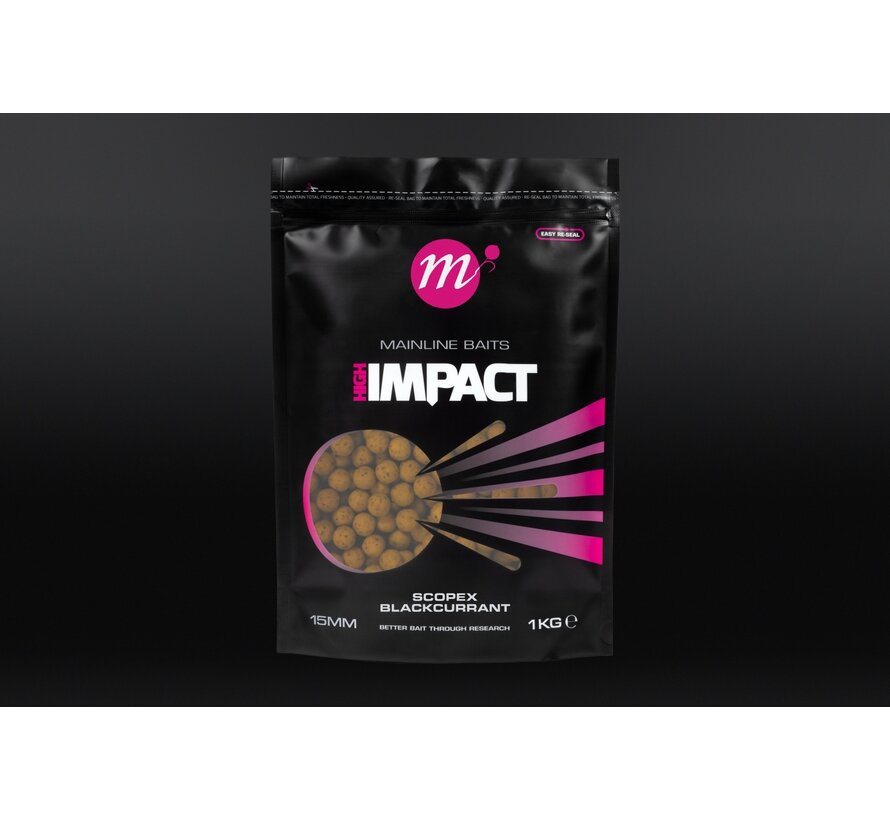 High Impact Scopex Blackcurrant Boilies