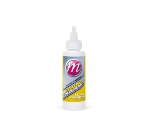 Mainline Scopex Pineapple Flavoured Colourants 100ml Yellow