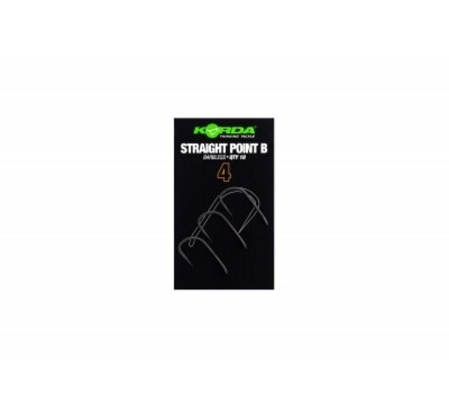 Straight Point Barbed  hooks 10 Pcs