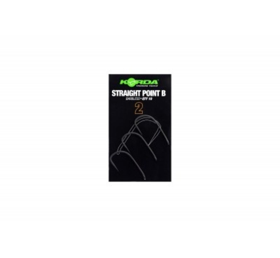 Straight Point Barbed  hooks 10 Pcs