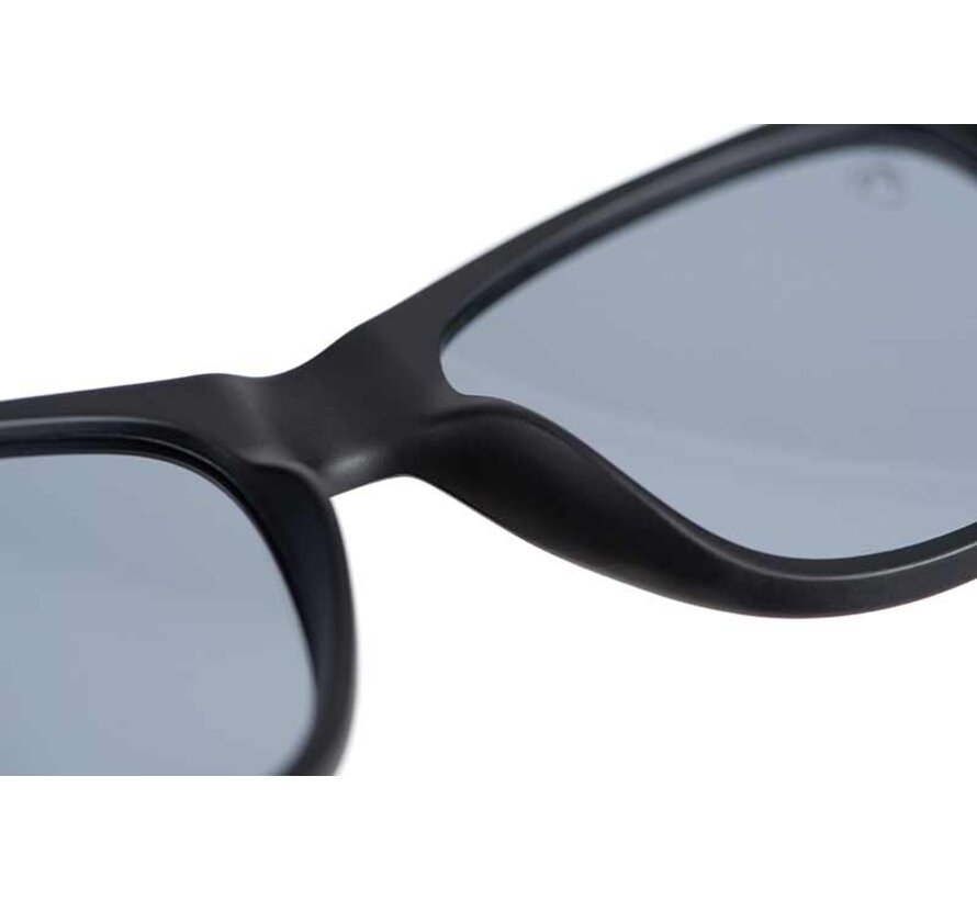 Matt Black Grey Lens Sunglasses