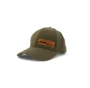 PB Products Baseball Cap Green Orange logo