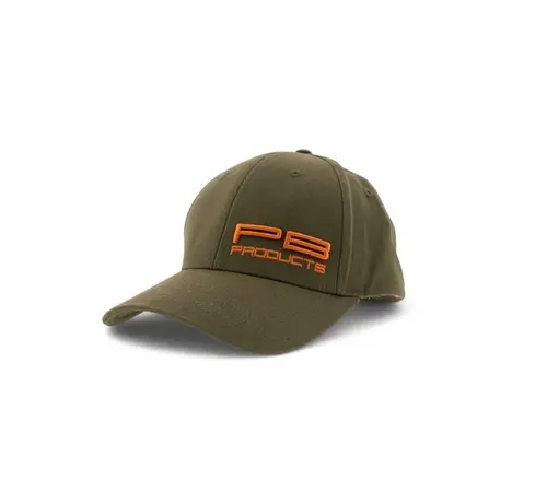 PB Products Baseball Cap Green Orange logo