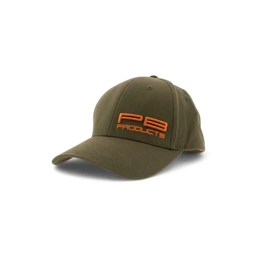Baseball Cap Green Orange logo